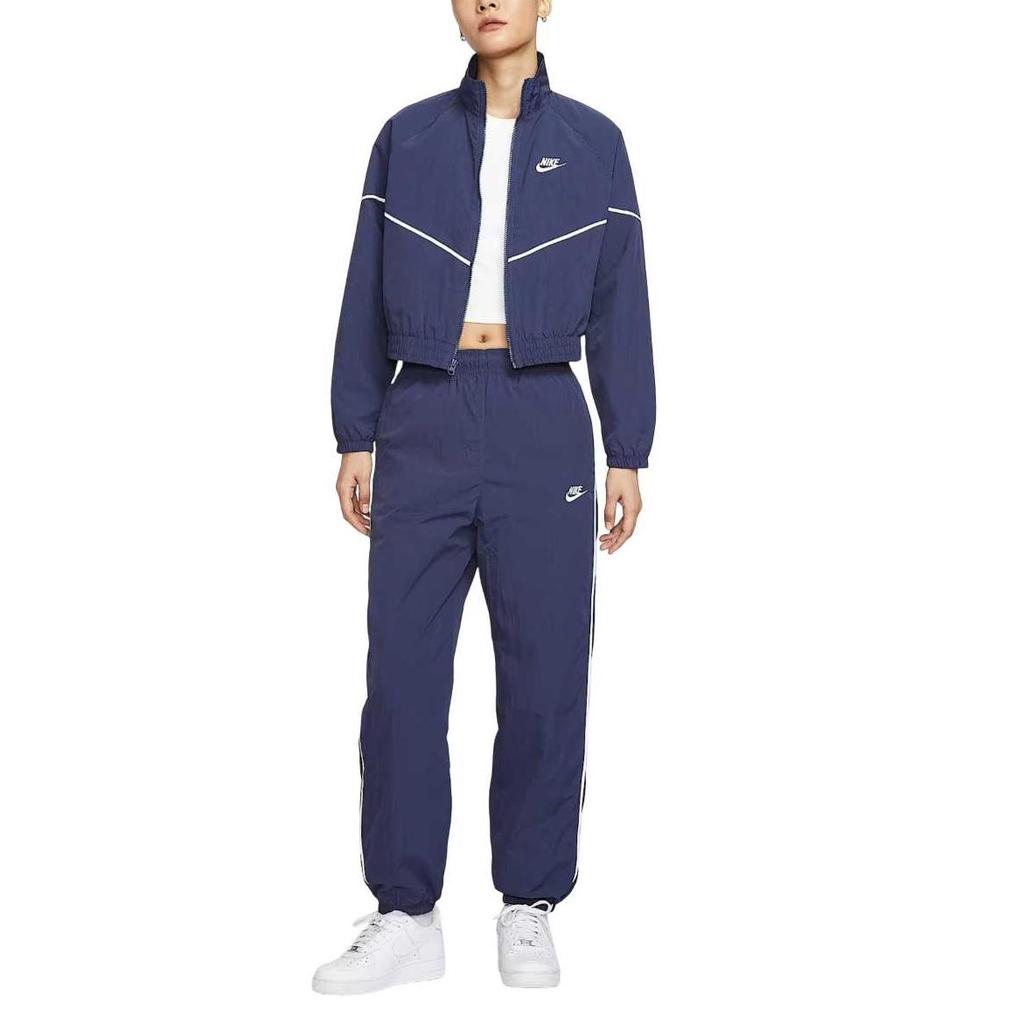 Nike Женская ветровка-oversize из ткани Midnight Navy Sail IM8028-410