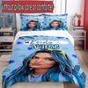 3pcs Duvet Cover Set (1*Duvet Cover + 2*Pillowcase, Without Core), Custom Name Karol G Pattern Bedding Set, Home Bedroom Decor Gift