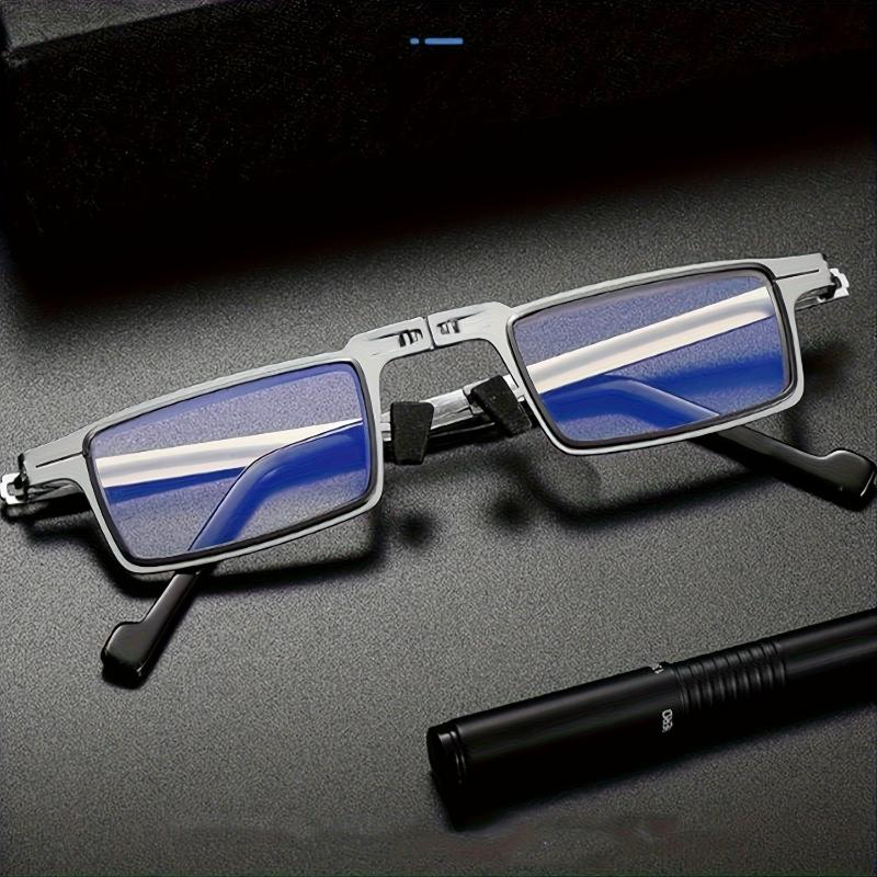 3PCS Compact Metal Folding Glasses Easy To Carry and Suitable for Both Men and Women Unique Design As A Gift Trendy Accessory