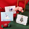 10pcs Thank You Merry Christmas Greeting Cards Invitation Message Card Merry Christmas