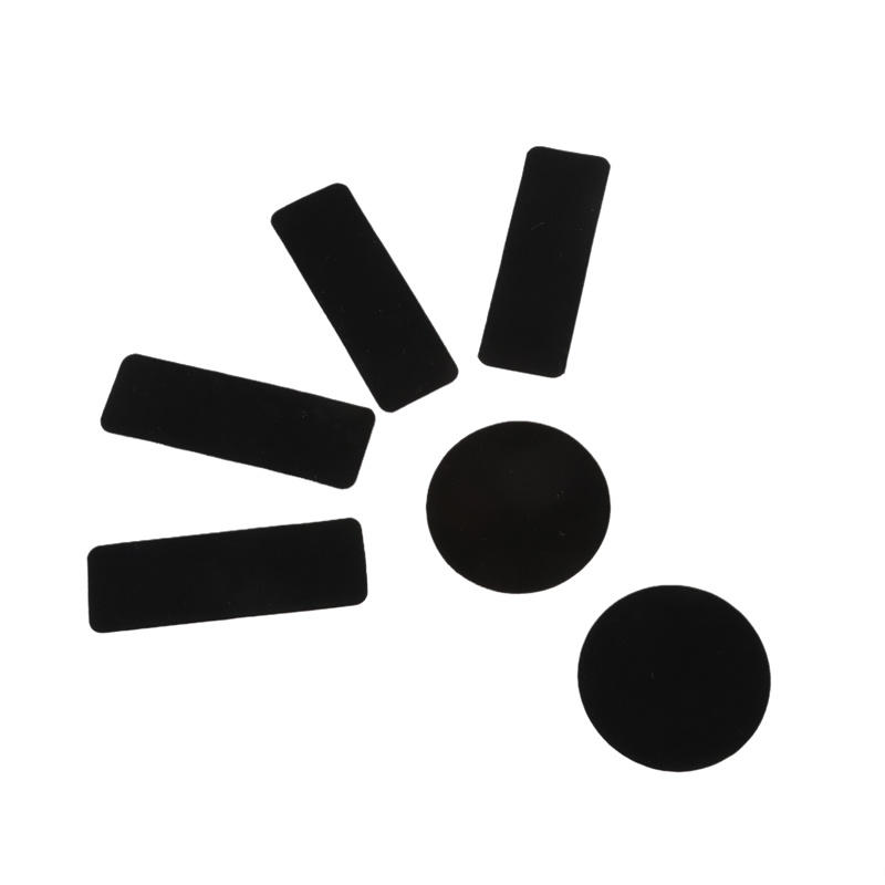 6pcs Replacement Self-Adhesive Shoe Repair Patch Microfiber Universal Heel Hole Pads Durable Sneaker Repair Pads