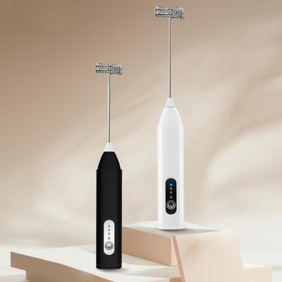 Электрический миксер для вспенивания молока, тип C, перезаряжаемая ручная мешалка для напитков, 3-скоростной венчик, мощный мотор, шумопонижающий пеносмеситель для матча