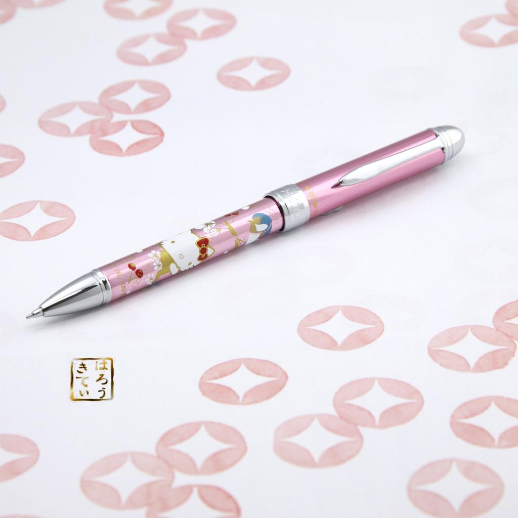 Перьевая ручка Sailor, многофункциональная ручка, 2 цвета, Sharp Yumi Makie 3 Hello Kitty Shijukara + 16-0343-231