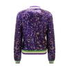 Long Sleeve Sequins Fashion Trend Baseball Jacket Cardigan Women's Jacket