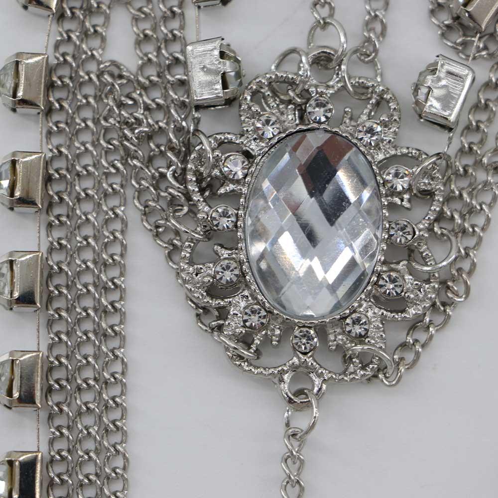 Jewelry Tassel Hair Chain Crystal Bridal Headband Forehead Pendant Headdress Rhinestone Headwear