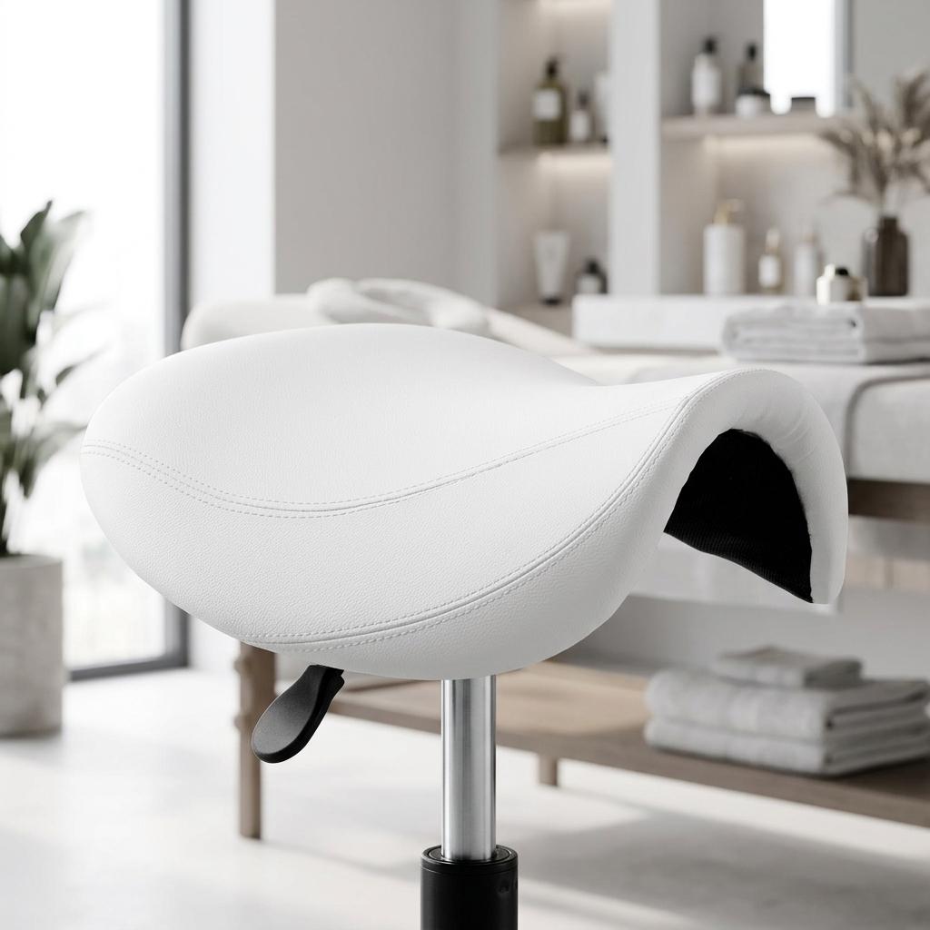 Cosmetic Stool Hairdresser Chair Stool Saddle Spa Mobile