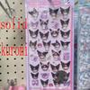tyle Anime Sanrio Kuromi Hellokitty Hangyodon Cinnamoroll 3Dtransparent Jelly Sticker Crystal Decorative Stickers Casesdiy Toy