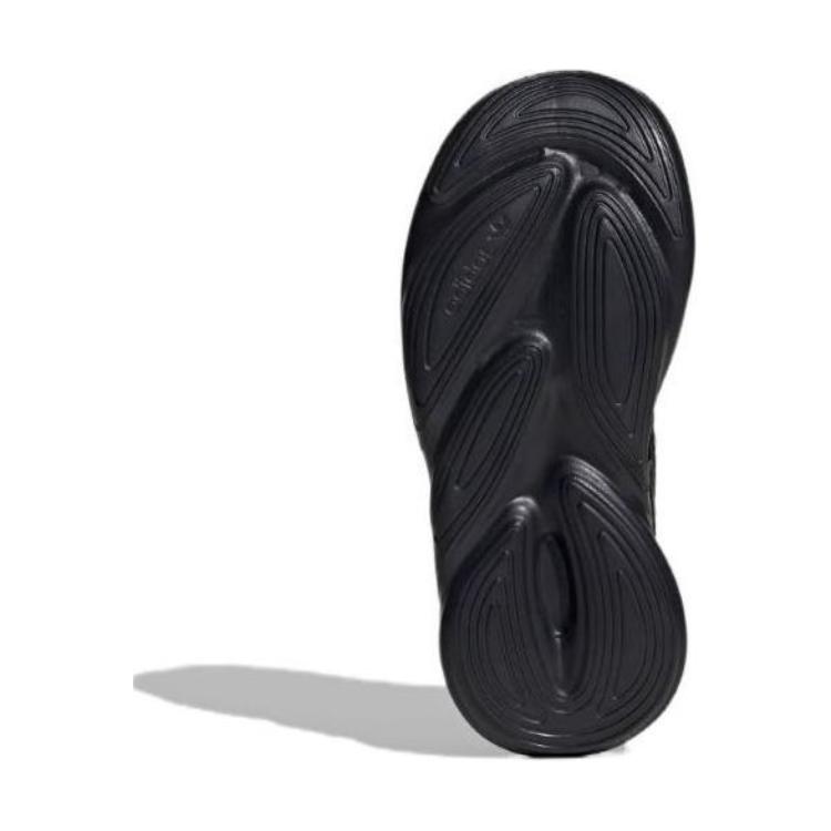 adidas Neo Ozelle El Устойчивые к истиранию Низкие Детские Повседневные Кроссовки Черные Детские JH6375