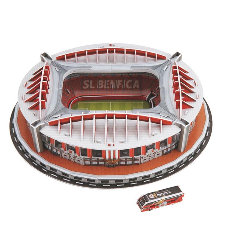 Premium Quality 3d Puzzle Benfica Stadium Football Field Model Perfect For Kids