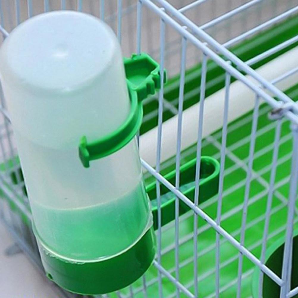 20Pcs Bird Water Dispenser Small Size Parrot Feeding Cup Cage Mount Food Holder Portable Bird Parrot Feeding Cup Pet Animal