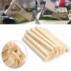 Children Building Model Wooden Diy Craft Square Wooden Rods Educational Toys Counting Stick