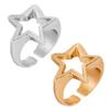 Vintage Inspired Star Finger Jewelry Eye Catching and Elegant Geometric Accessory Beautiful Lady Silver/Gold Rings Charm