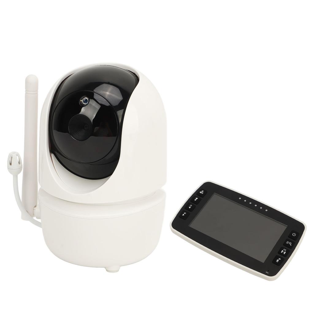 SM43A Baby Monitor Wireless Video Baby Monitor with Camera Ball Head Rotation Room Temperature Detection 2 Way Talk
