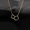 Irregular Square Necklace for Women Niche Design Necklace for Women Clavicle Chain for Women Simple Temperament
