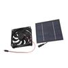 Комплект вентилятора на солнечной панели 50 Вт Питание Портативный для теплиц Сараи Курятник Дом для питомцев Вытяжка для окна