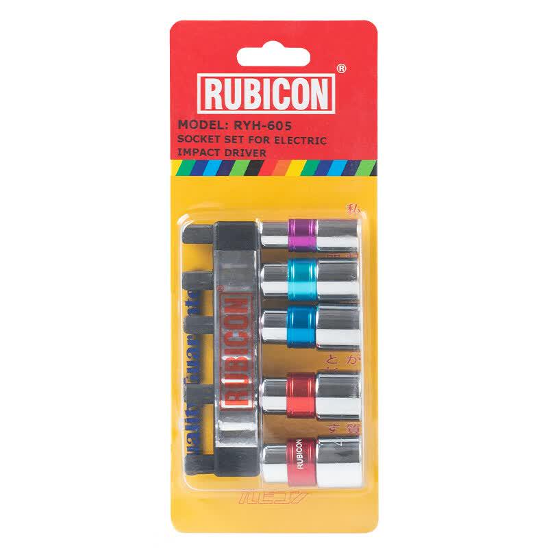 Набор из 5 шестигранных головок Rubicon RYH-605