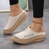 Women's Slippers Personality Half Slippers Fashion Casual Shoes Platform Shoes Light and Comfortable Anti-slip Wear