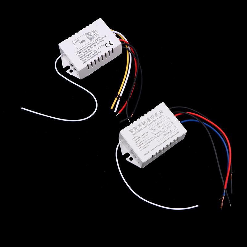 Цифровой пульт дистанционного управления выключатель света беспроводной выключатель вкл/выкл для лампочки люстры 220 В Rf433 1/2/3/4 способа