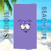 Пляжное полотенце с принтом Towelie, Высокоабсорбирующее быстросохнущее микрофибровое банное полотенце, Идеальный летний подарок для фанатов South Park Банное полотенце