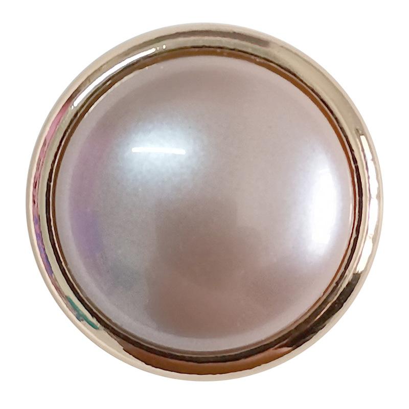 5 шт. Xiaoxiang Celebrity Style Pearl Metal Button Женская куртка-свитер шуба универсальная декоративная пуговица