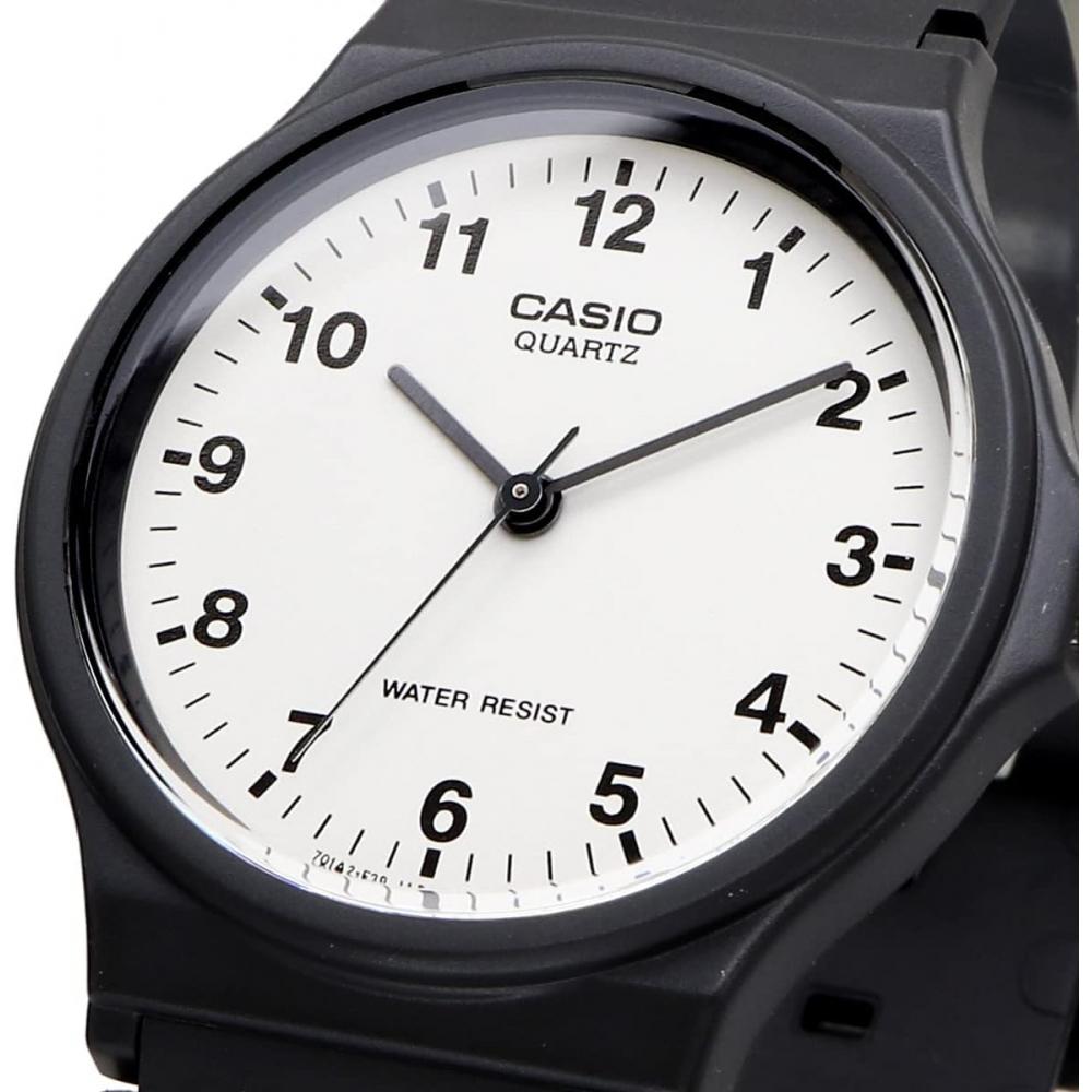 Casio Унисекс Белые Аналоговые Часы Mq 24 7bl