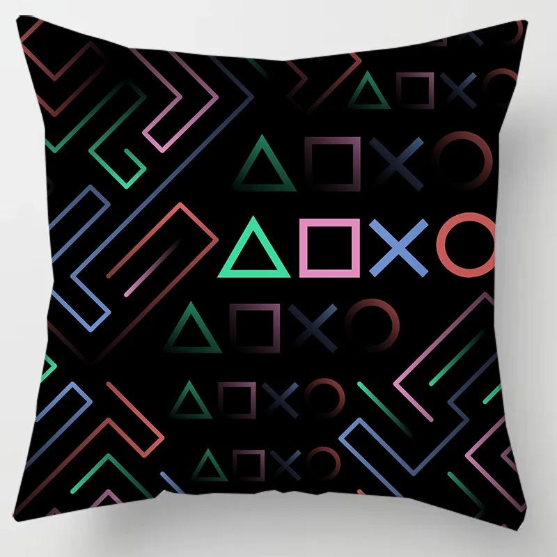 Home Decor TV Game Fan Style Square Pillowcase Cushion Cover Anime New Design Gamer Grip Printed 45x45 Gift for Kids