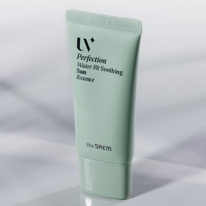The Saem Успокаивающая солнцезащитная эссенция UV Perfection Water Fit (1 + 1) SPF 50+ PA++++ 50 мл*2 шт.