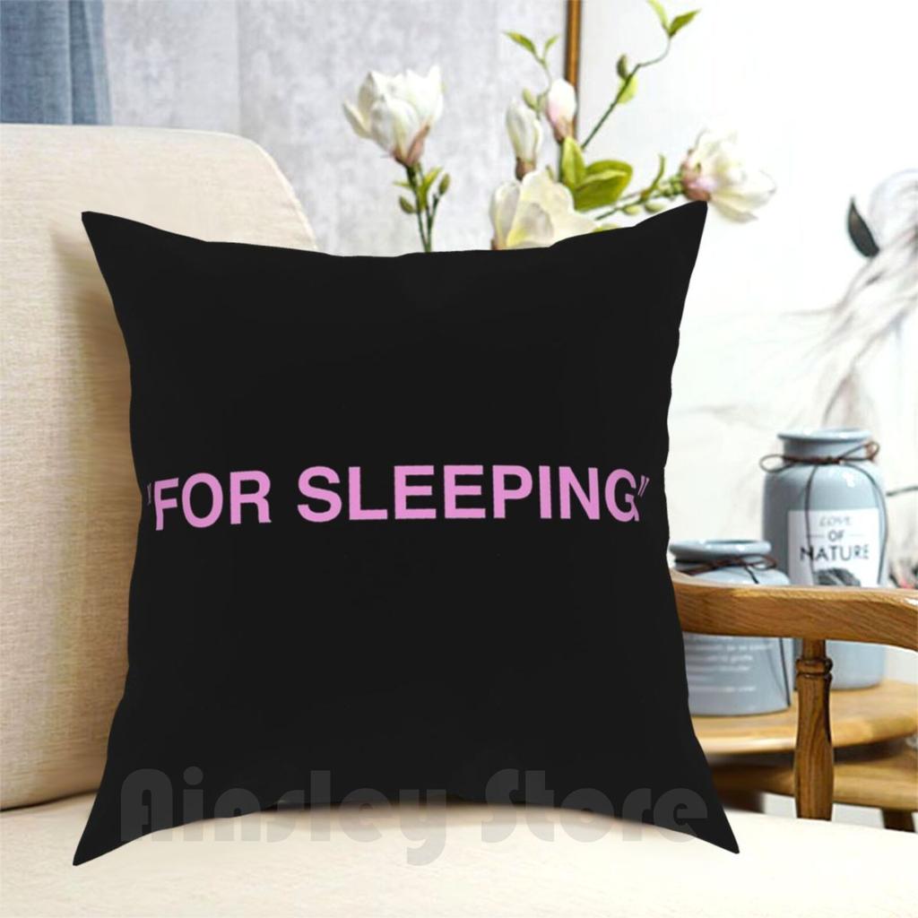 For Sleeping LogoPink Pillow Case Printed Home Soft DIY Pillow Cover Streetwear Logo Cool Funny Assc Brand Rare Hip