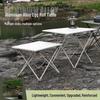 Outdoor Camping Aluminum Folding Picnic Table