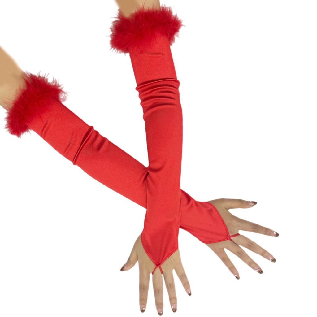 Elegant 1920s Party Fingerless Gloves for Women Long Length Arm Sleeves for Various Occasion Teaparty Dressingup Armwear