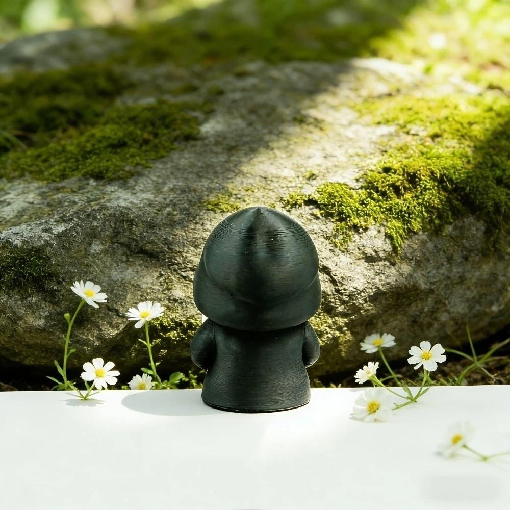 Cartoon Gothic Decoration 3D Printed Reading Pose Ghost Statues Cute Ghost Ornaments Desktop Use