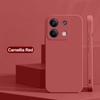 Для квадратных жидких силиконовых чехлов для телефонов Xiaomi Redmi Note 13 14 Pro 5G противоударный задний чехол