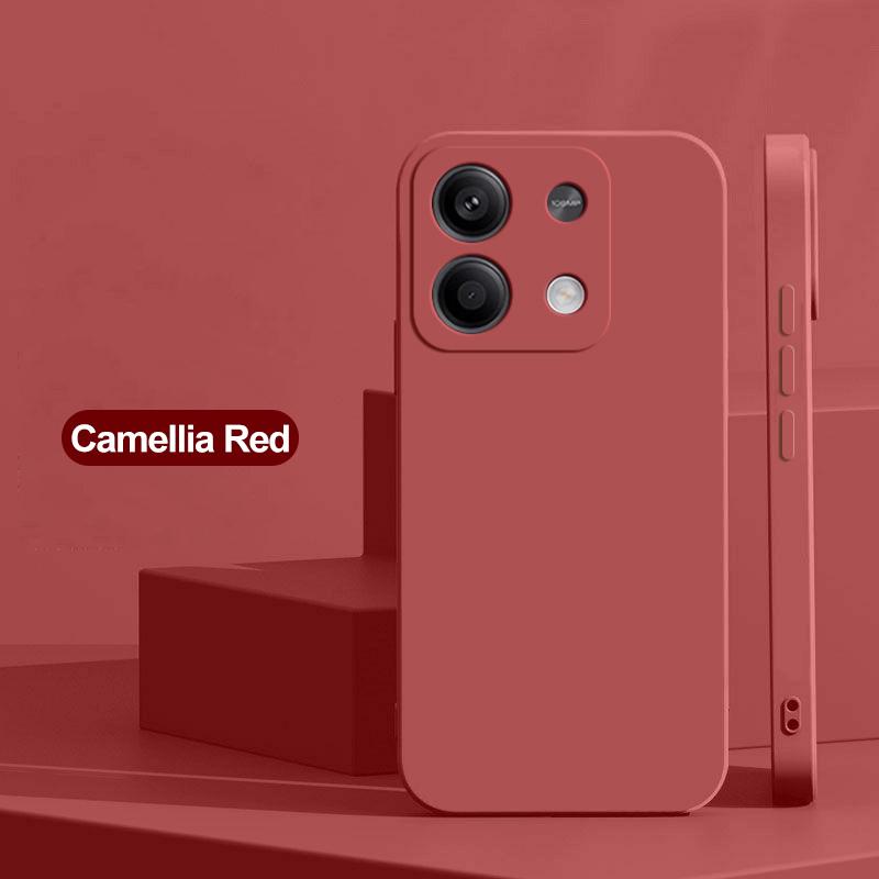 Для квадратных жидких силиконовых чехлов для телефонов Xiaomi Redmi Note 13 14 Pro 5G противоударный задний чехол