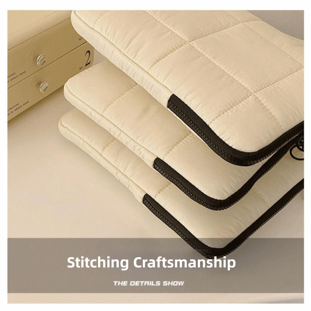 Quilted Puffer Pillow Laptop Sleeve 9-16 Inch Puffy Tablet Pouch Professional Carrying Case Travel