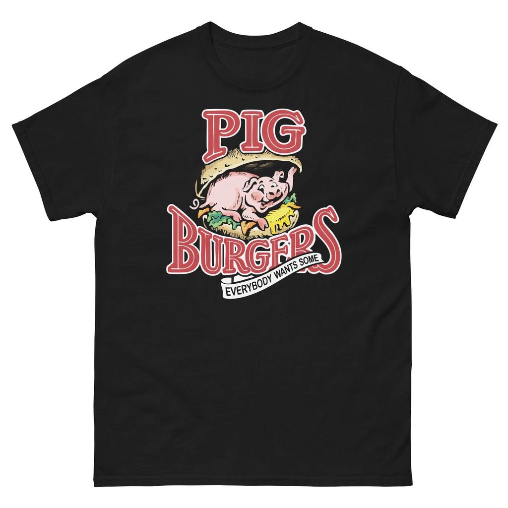 PIG BURGERS Black Better Off Dead Graphic T Shirt Unisex classic tee