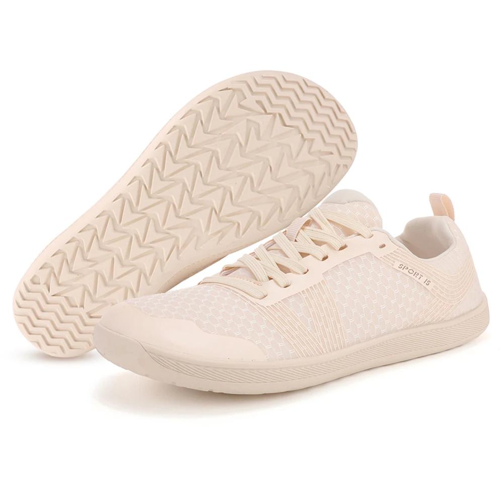 Минималистичные босые туфли Кроссовки для кроссовок Нескользящие кроссовки с широким носком Дышащие легкие теннисные туфли для мужчин и женщин