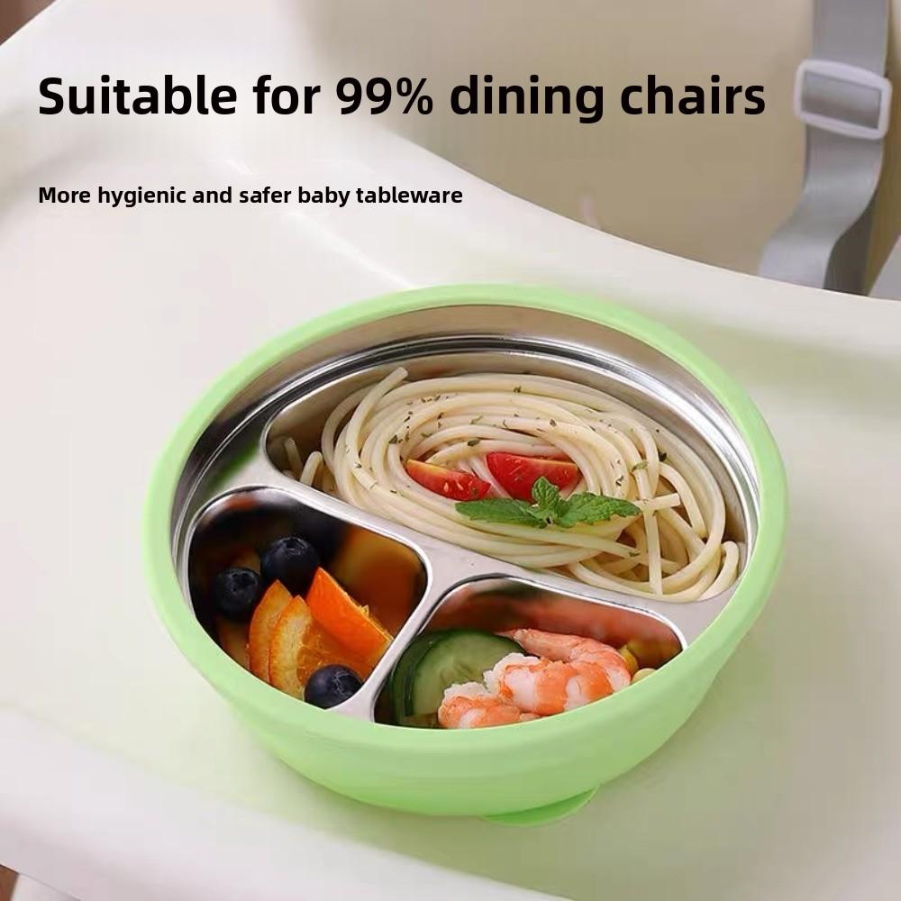 Силиконовая присоска 3 секции Детская посуда Термоизоляция Детские миски для кормления Для малышей