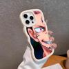 Чехол для мобильного телефона Jujutsu Kaisen Сукуна для iPhone 17 16 15 14 13 12 11 Air Pro Max Plus Волнистый Край ТПУ Цветной Чехол Красивый