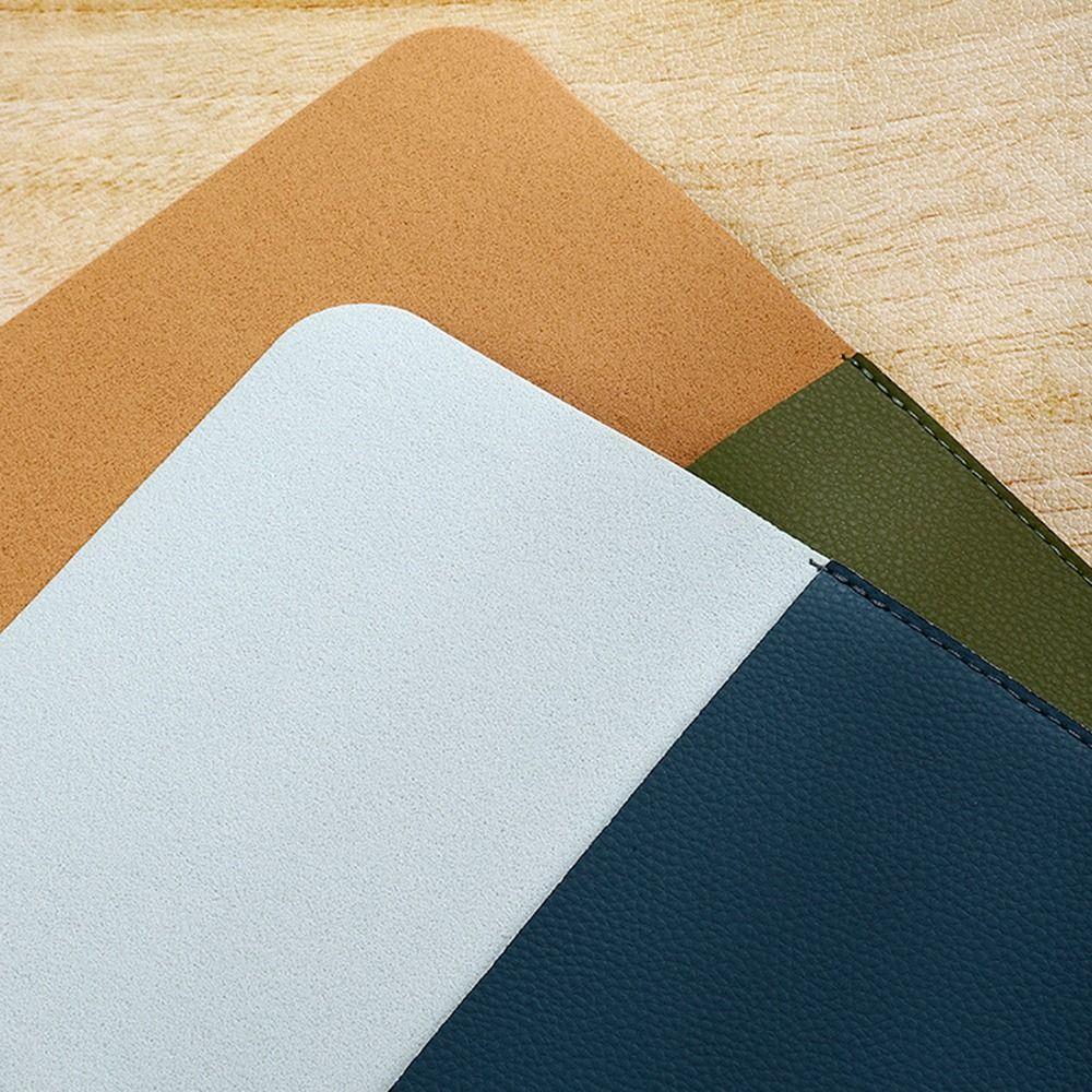 Large Capacity A4 Leather File Folder Simple File Folder Bag Office School Supplies