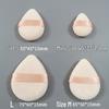 Teardrop Egg-Shaped Velvet Powder Puff for Wet and Dry Makeup Application