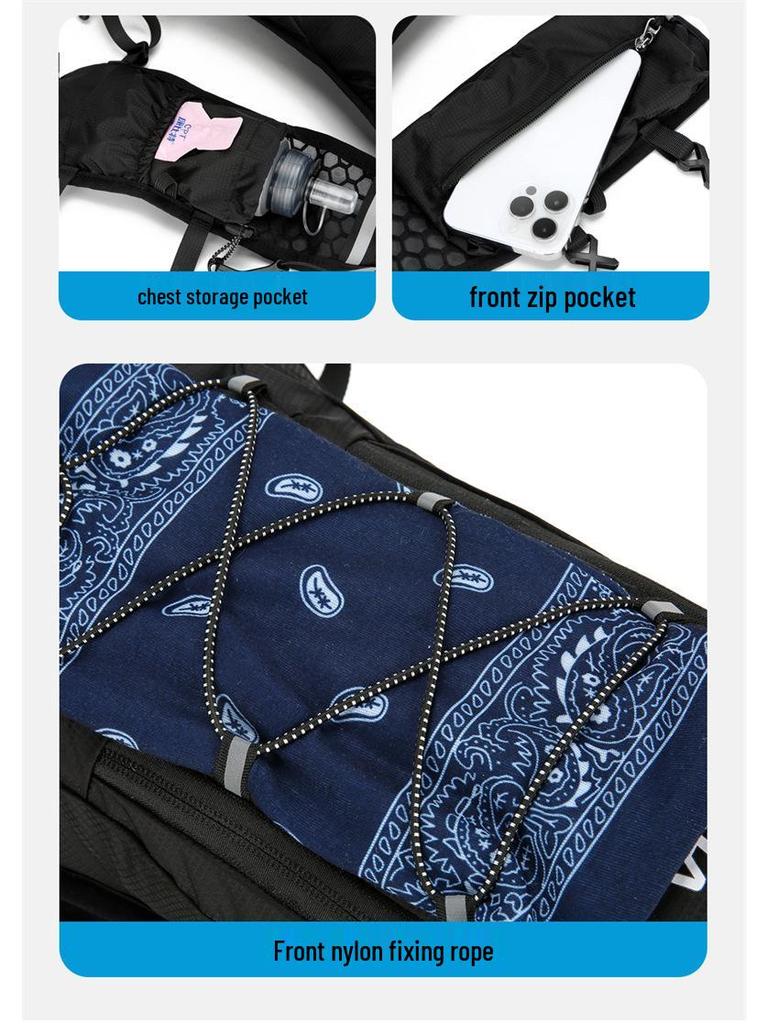 Яркий туристический рюкзак для активного отдыха с питьевой системой на 2 л для мужчин и женщин - Маленький рюкзак для альпинизма и велоспорта