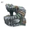 Resin Turtle Step Climbing Terrace Island Reptile Hide Point Aquarium Landscape