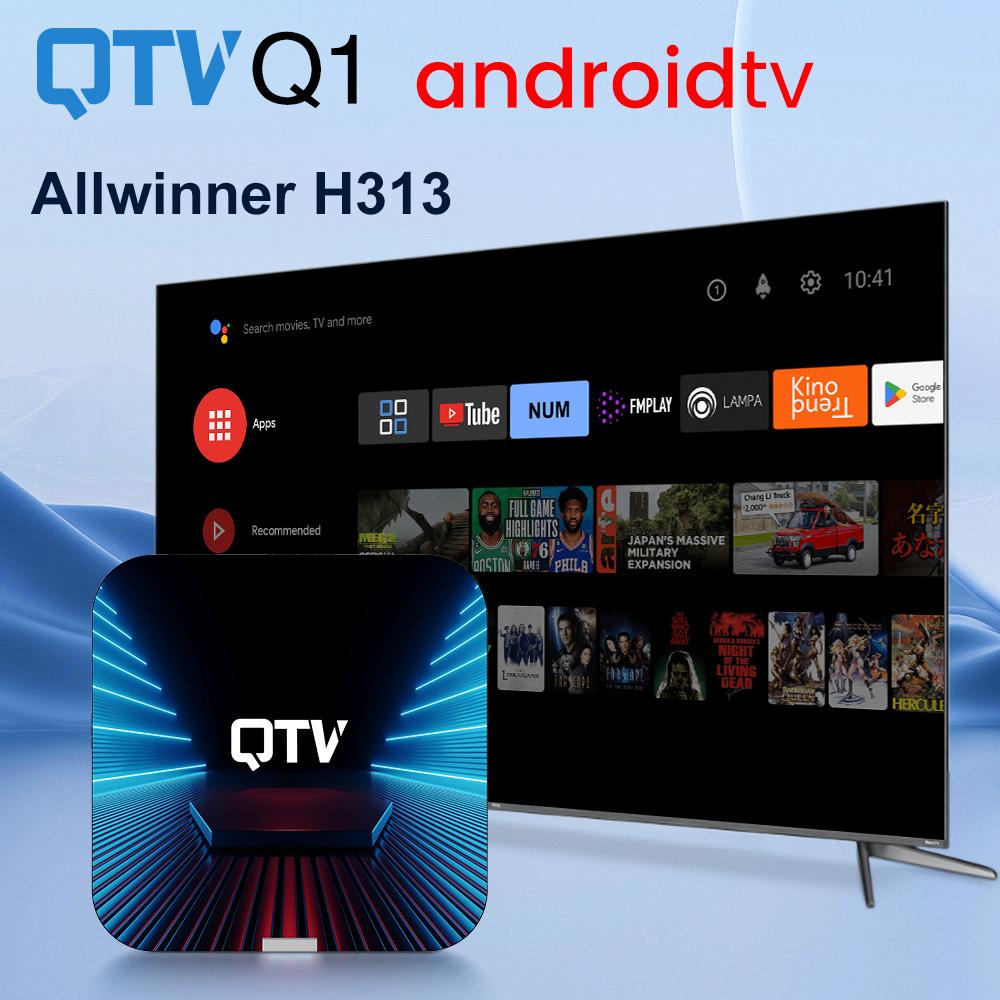 Smart TV Box VONTAR QTV Q1 Android 10 Allwinner H313 Поддержка 4K H.265 2.4G Wifi TV Dongle