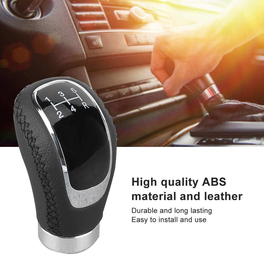 Универсальная автомобильная ручка переключения передач, ручка переключения передач, рукоятка, рычаг переключения передач, гандбольная кожа, универсальная для автомобиля, черная