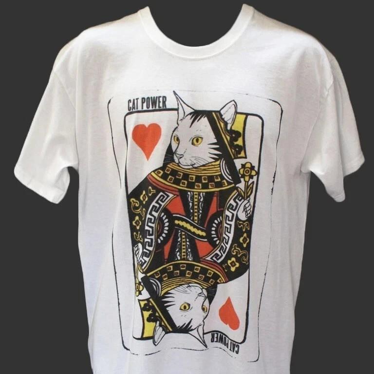Cat Power Фолк Инди Блюз Рок Футболка унисекс S-4XL Подарок Фанатам BL2173