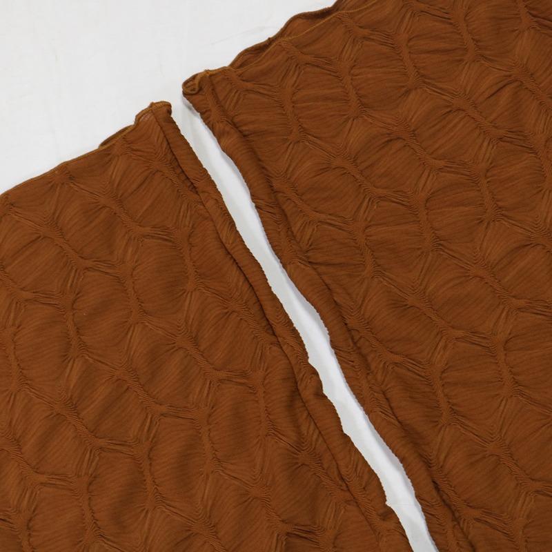 Женский новый комплект из двух предметов: короткий топ с однотонным воротником, длинными рукавами и модными узкими брюками