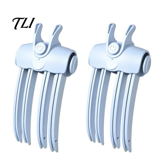 Wireless Root Lifter 2Pcs Heated Hair Volume Clip, Electric Volumizer Crimper, 3 Minute Lifting Safe Clip Comb for Flat Hair, Dual