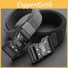 Buckle Alloy Fashionable Men Nylon Woven Waist Belt For Daily And Outdoor Use