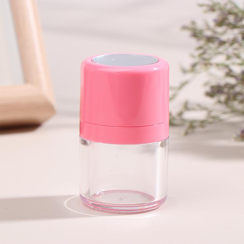 Mini Empty Refillable Loose Powder Box With Powder Puff Diy Cosmetic Powder Case Blusher Finishing Powder Jar Container