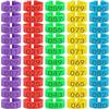100Pcs Plastic Chicken Leg Rings with 001-100 Numbered Chicken Identification Tag Clip